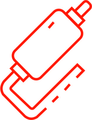 Fuel system, intake and exhaust gases